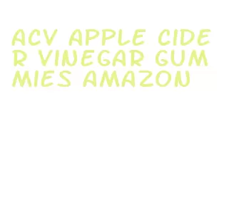 acv apple cider vinegar gummies amazon