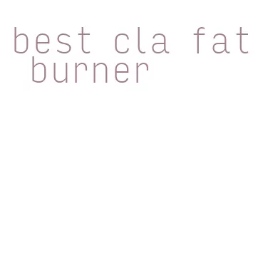 best cla fat burner