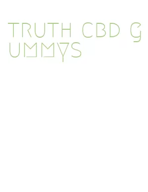 truth cbd gummys