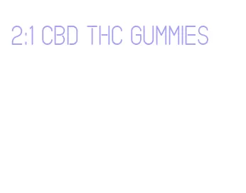 2:1 cbd thc gummies