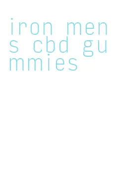 iron mens cbd gummies