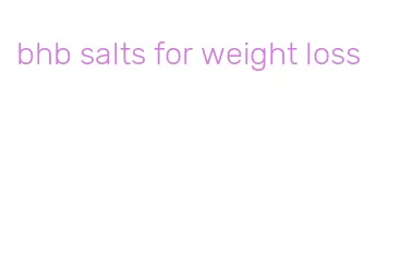 bhb salts for weight loss