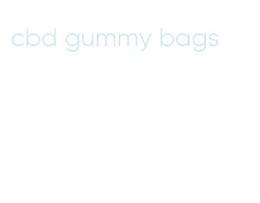 cbd gummy bags