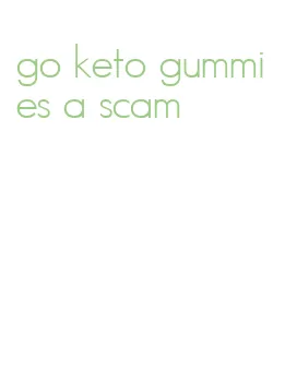 go keto gummies a scam