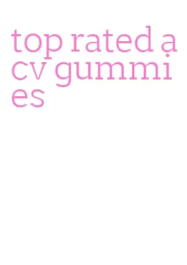 top rated acv gummies