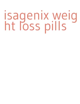 isagenix weight loss pills