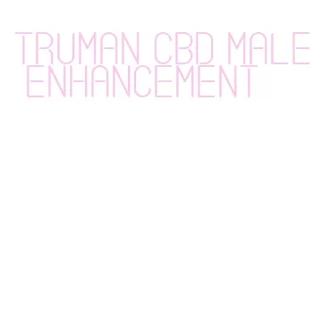 truman cbd male enhancement