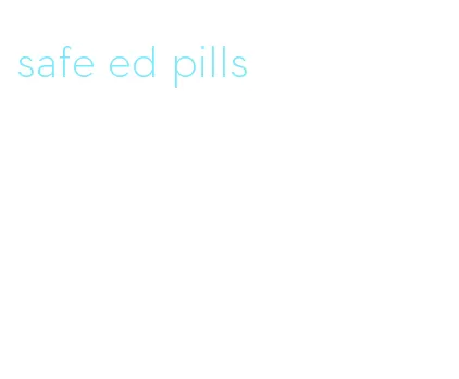 safe ed pills