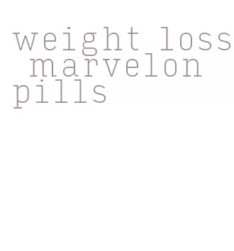 weight loss marvelon pills