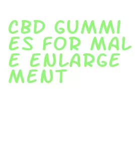 cbd gummies for male enlargement