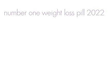 number one weight loss pill 2022