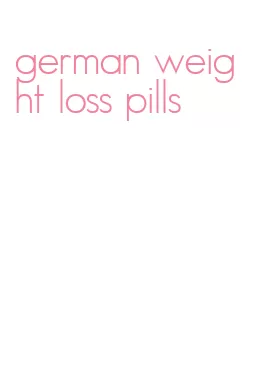 german weight loss pills