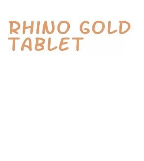 rhino gold tablet