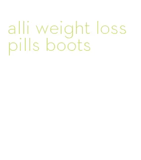 alli weight loss pills boots