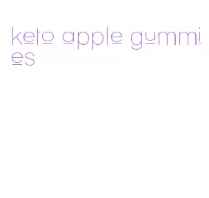 keto apple gummies