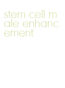 stem cell male enhancement