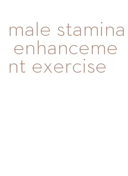 male stamina enhancement exercise