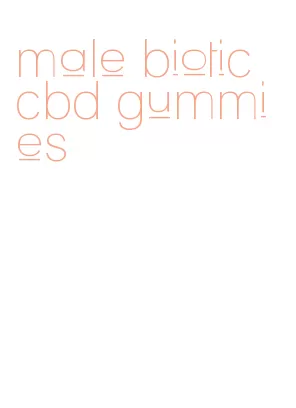 male biotic cbd gummies