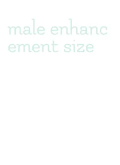 male enhancement size