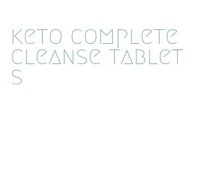 keto complete cleanse tablets