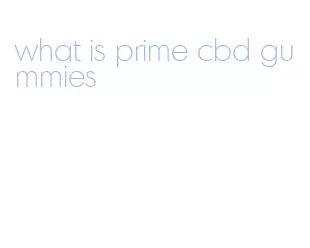 what is prime cbd gummies