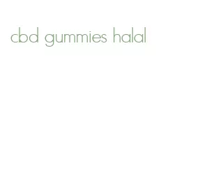 cbd gummies halal