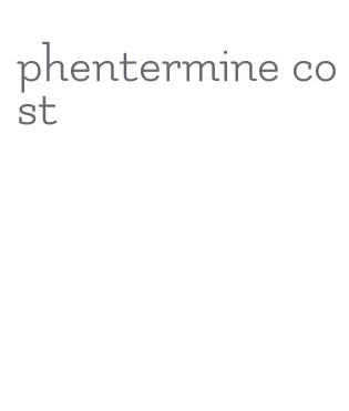 phentermine cost