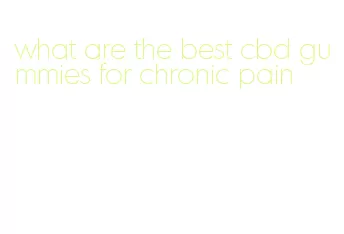 what are the best cbd gummies for chronic pain