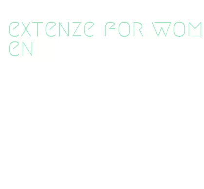 extenze for women