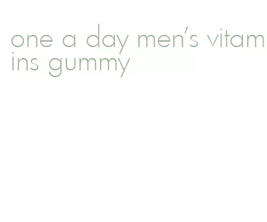 one a day men's vitamins gummy