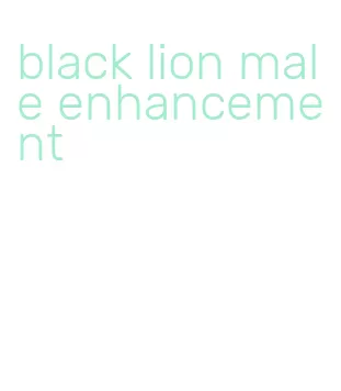 black lion male enhancement