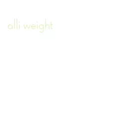 alli weight