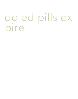 do ed pills expire