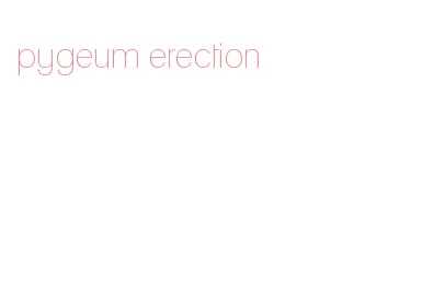 pygeum erection