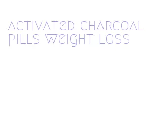 activated charcoal pills weight loss