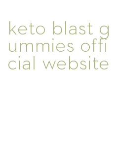 keto blast gummies official website