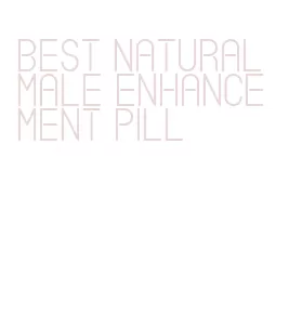 best natural male enhancement pill