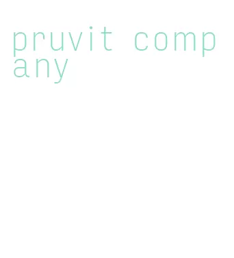 pruvit company