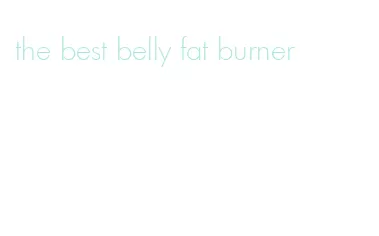 the best belly fat burner