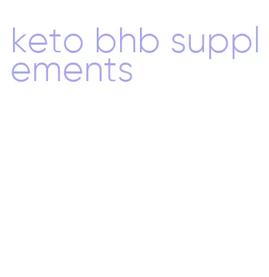 keto bhb supplements