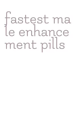 fastest male enhancement pills