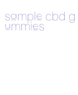 sample cbd gummies