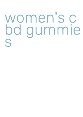 women's cbd gummies