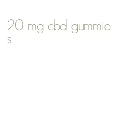 20 mg cbd gummies