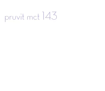 pruvit mct 143