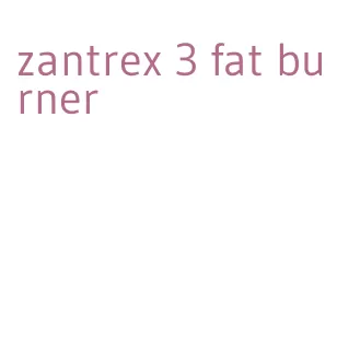 zantrex 3 fat burner