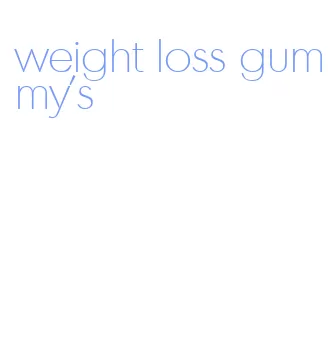 weight loss gummy's