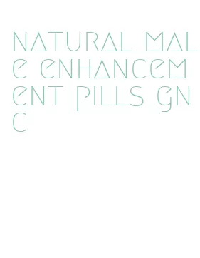 natural male enhancement pills gnc