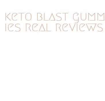 keto blast gummies real reviews