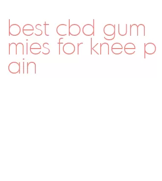 best cbd gummies for knee pain